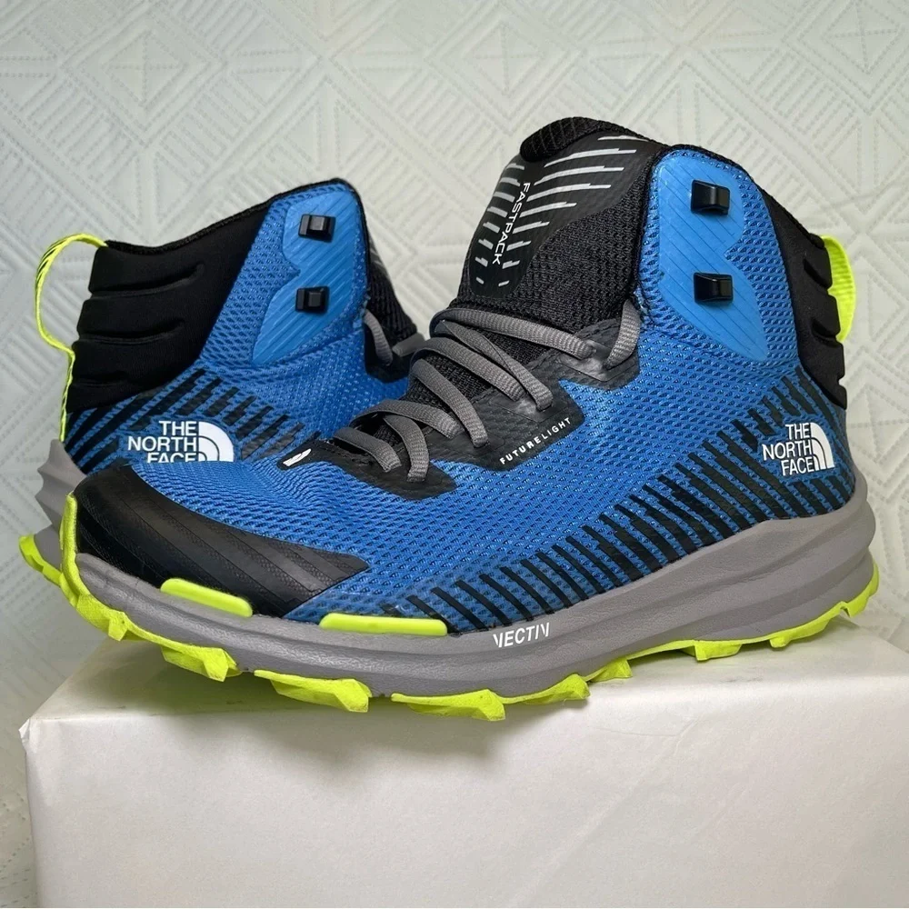 The North Face Men's VECTIV Fastpack Mid FUTURELIGHTT™ Hiking Boots Size 10 Blue